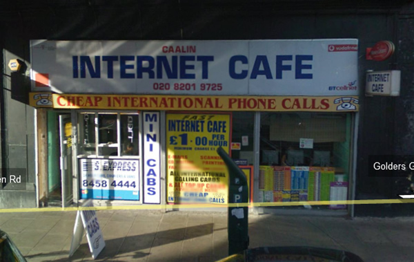 Caalin Internet Cafe Shop NW11